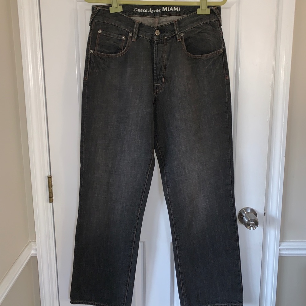 Guess Jeans Faded Black Bootcut 31x30